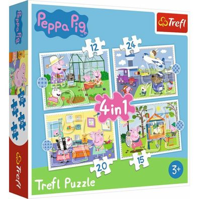 4 in 1 Puzzle Peppa Pig
