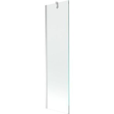 Mexen Next Badewannenwand 50x150 cm, 1-flügelig, transparent, Chrom