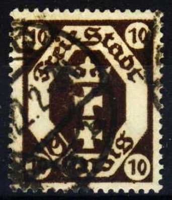 DANZIG 1921 Nr 74X gestempelt X130E7E
