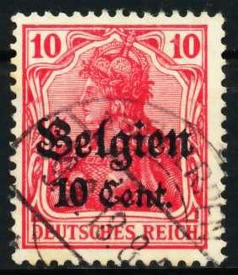 BES 1WK LP Belgien Nr 14cII gestempelt X629C4A
