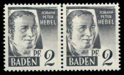 FZ BADEN 1. Ausgabe Spezialisiert Nr 1yvI+1yvII X6C0A7A