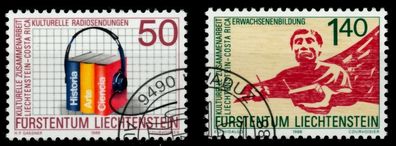 Liechtenstein 1988 Nr 945-946 gestempelt SB49E9E