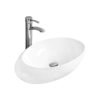 Mexen Malwa Aufsatzwaschbecken 59 x 36 cm, Weiß - 21435900