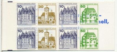 BERLIN Markenheftchen Nr MH 11ooZ postfrisch X780ADE