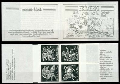 ISLAND Markenheft Nr MH 2 postfrisch S037776