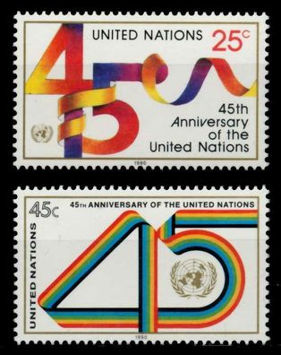 UNO NEW YORK Nr 602-603 postfrisch X92A71A