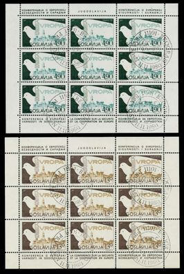 Jugoslawien Nr 1857KB-1858KB zentrisch gestempelt Kleinbg S0438AE