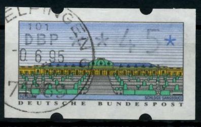BRD ATM 1993 Nr 2-1.1-0045 gestempelt X96DE2E