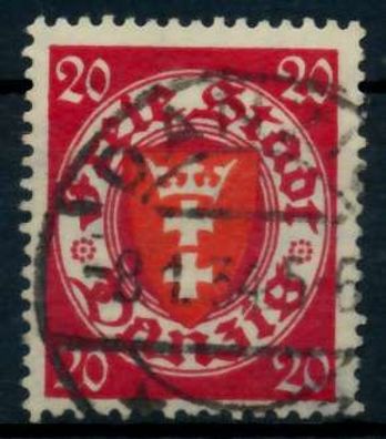 DANZIG 1924 Nr 196xba gestempelt X6D38FE