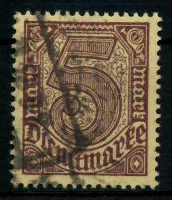 D-REICH DIENST Nr 33c gestempelt gepr. X6EFFBE