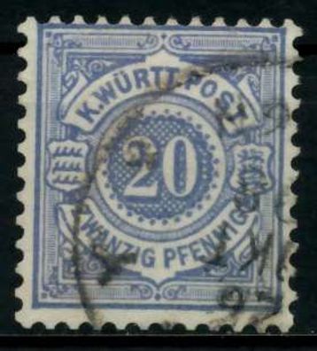 Württemberg Ausgabe VON 1875 1900 Nr 47a gestempelt X713692