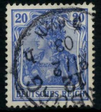 D-REICH Germania Nr 72a gestempelt X726D9E
