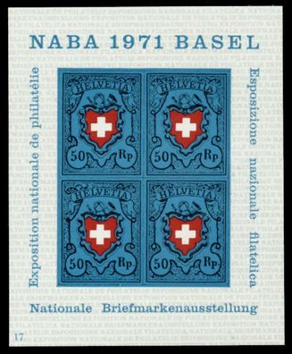 Schweiz Block 21-17 postfrisch S27A9A6