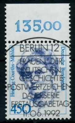 BRD DS FRAUEN Nr 1614 zentrisch gestempelt ORA X72DCFE
