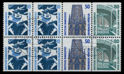 BRD BUND Heftchenblatt Nr HB 30u zentrisch gestempelt X732CB2