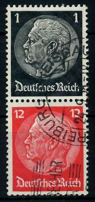 D-REICH Zusammendruck Nr S147 gestempelt SENKR PAAR X7A426E