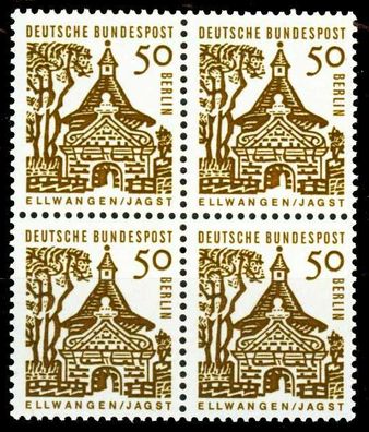 BERLIN DS D-BAUW. 1 Nr 246 postfrisch Viererblock S58A57E