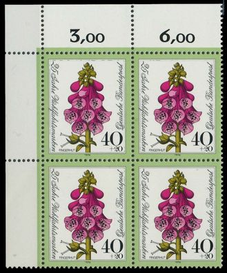 BRD 1974 Nr 819 postfrisch Viererblock ECKE-OLI X850DE6
