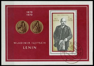 DDR BLOCK Kleinbogen Block 31 gestempelt X0E9346