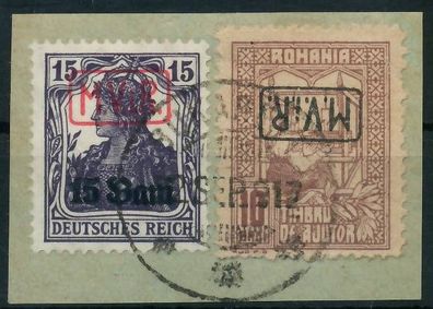 BES. 1WK D-MV Rumänien Zwangszuschlag Nr K3x gestempelt X42D9A6