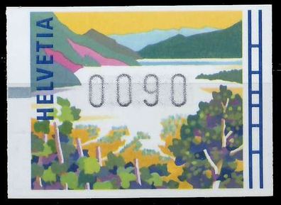 Schweiz Automatenmarken 1996 Nr 9 postfrisch S2A5ECA