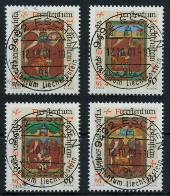 Liechtenstein 1987 Nr 930-933 zentrisch gestempelt X0CDC46