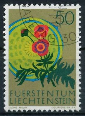 Liechtenstein 1970 Nr 523 gestempelt SB582A2