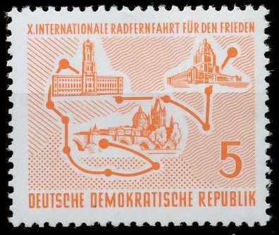 DDR 1957 Nr 568 postfrisch SBA074A