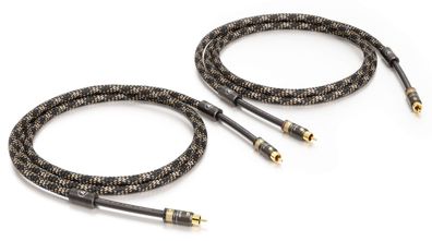 Viablue NF-A7 - HighEnd Cinchkabel - T8 Stecker - 3-fach geschirmt - Cobra