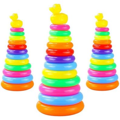 Baby Ringturm Spielpyramide Für Kinder ab 6 Monaten Spielzeug