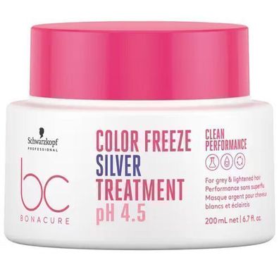 Schwarzkopf BC Bonacure Color Freeze Silber Maske 200ml fuer koloriertes Haar