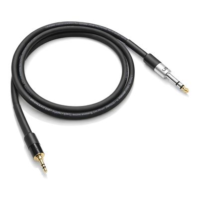 Sommercable -Galileo- HighEnd Klinkenkabel - 3,5mm auf 6,3mm - Stereokabel - OFC