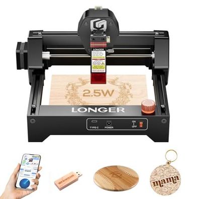 LONGER RAY5 Mini Lasergravierer und Laserschneider
