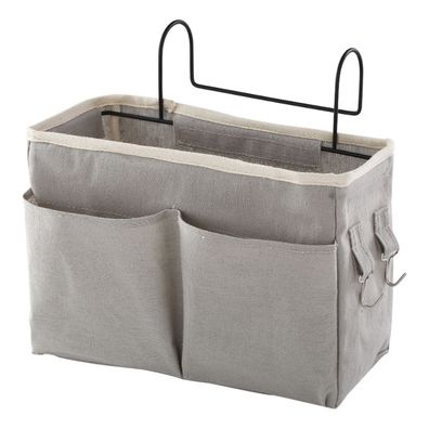 Bett Organizer zum Einhängen Betttasche mit Drahtrahmen Bettaufhänger Hängetasche Hoc