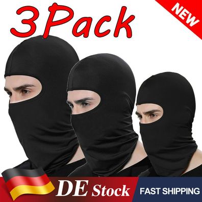 3 X Sturmhaube Gesichtsmaske Balaclava Face Mask Winddicht Fahrradmaske Warm Bike Ski