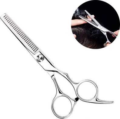 Haarschere Profi Friseurschere Perfekter Effilierschere für Damen und Herren Leicht u