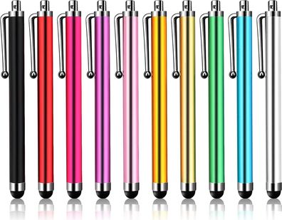 Stylus Pen [10er Pack] Universelle kapazitive Touchscreen-Stifte für iPad, Tablets, S