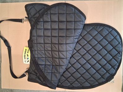 Satteltragetasche gepolstert, mit Tragegurt, Sattelschoner, für Englisättel