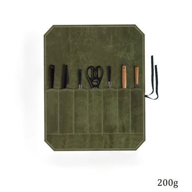 Strapazierfähiges gewachstes Segeltuch, asserfeste langlebige Messer-Rolltasche, trag