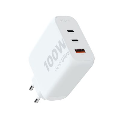 Xtorm XEC100 - Netzteil - GaN2 Ultra - 100 Watt - PD, QC 3.0 - 3 Ausgabeanschlussstel