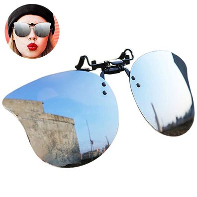 Sonnenbrille Aufsatz Clip Brille Polarisierte Sonnenbrille mit Clip Blendschutz Flip