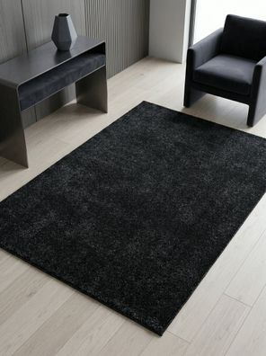 Kurzflorteppich Frisée unifarben Wohnzimmer - MAIN Kadima Design