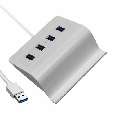 M49C USB 3.0 Hub 5in1 4x USB Verteiler Handyhalter für Smartphone PC Laptop