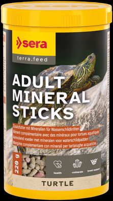 Sera Turtle Adult Mineral Sticks 1000ml 220g Zusatzfutter für Wasserschildkröten