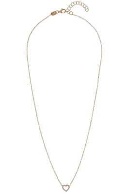 Alisia Schmuck Damen-Halskette Zircone Vergoldet mit Herz AL3969.01.000