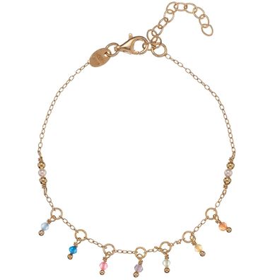 Alisia Schmuck Damenarmband Prism Silber Vergoldet mit Pastellfarben AL4936.01.000