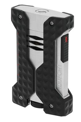 S.T. Dupont Feuerzeug Windproof Jet Schwarz/Chrom W21324