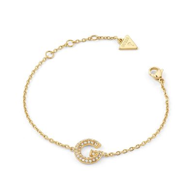 Guess Schmuck Damen-Armband G Pave Goldfarben JUBB05442JWYGS