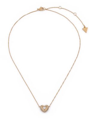 Guess Schmuck Damen-Kette Herz Goldfarben JUBN05549JWYGT/U