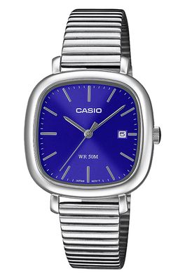 Casio Damen-Armbanduhr Edelstahl Blau LTP-B166D-2AVEF
